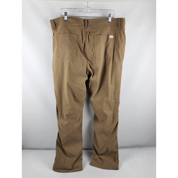 Orvis Pants Mens 40x32 Tan Cargo Thermal Lined Straight Leg Pant Comfort - Picture 8 of 10